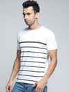 Dillinger Men's Stripes Printed T-Shirt