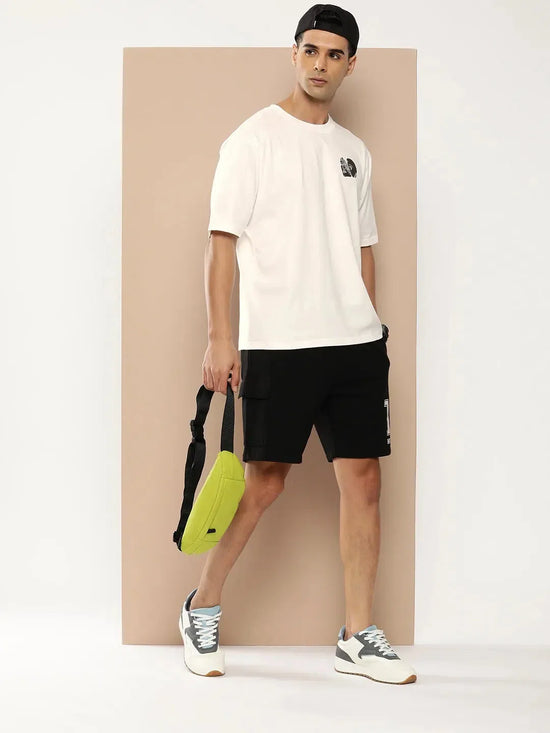 Difference of Opinion Off White Graphic Oversized T-Shirt-DOOVR214HWHT-S