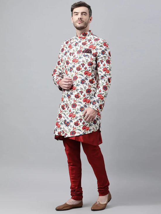 Hangup Men Standard Printed Men's Indian Wear-S78_Indo