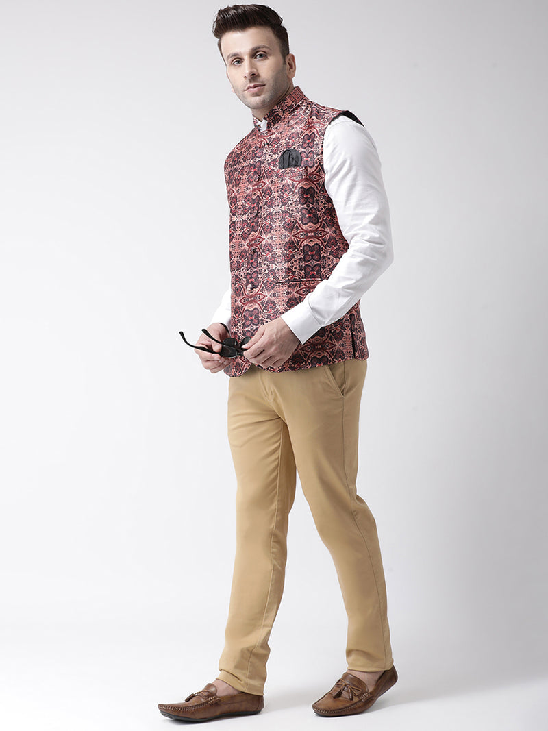 Hangup Men Standard Printed Men's Indian Wear-164A_Printed_Nehru