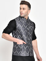 Hangup Men Standard Printed Men's Indian Wear-166A_Printed_Nehru