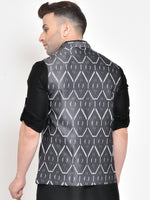 Hangup Men Standard Printed Men's Indian Wear-166A_Printed_Nehru