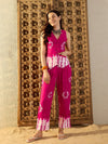 Waist Coat and Pants in Pink Tie & Dye-TP0550TD17