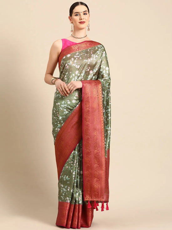 Bold Art-Inspired Print Saree-SZ-DGPS6-1796