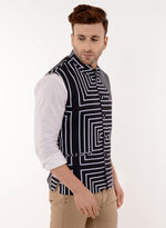 Hangup Men Standard Printed Men's Indian Wear-16APrintedNehru