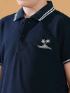 Lil Tomatoes Boys Cotton Polo T-shirt-GBT-S24-1409_NAVY_30