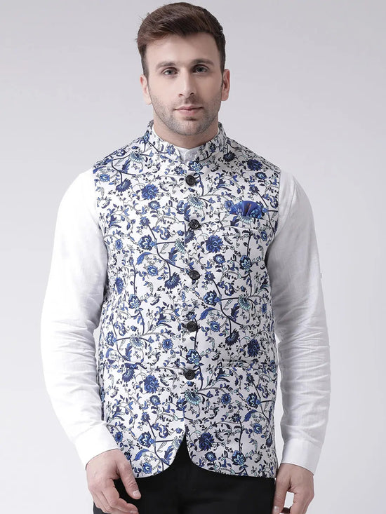 Hangup Men Standard Printed Men's Indian Wear-72APrintedNehru