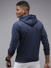 Men Blue Solid Sweatshirt-OTSS-28-Navyblue