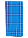 Athom Living Premium Gamcha Bath Towel 65 x 135 cm Pack of 1 Blue checkered-ATZ-BT-1G