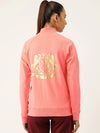 Front open Sweatshirt in Peach