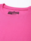 Dillinger Pink Solid Oversized T-Shirt-DLWOP001FSR-XS