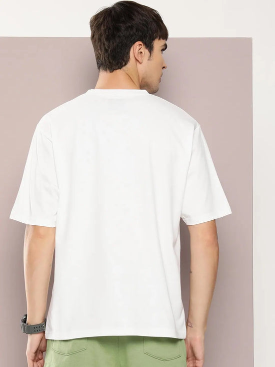 Dillinger Off White Graphic Oversized T-shirt-DLMOV229HWHT-S