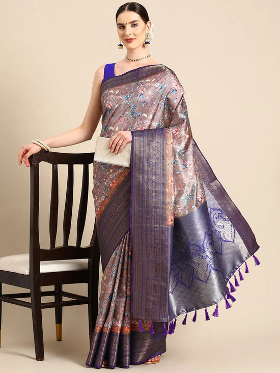 Bold Ethnic Prints Drape Saree-SZ-DGPS7-1806