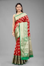 Enchanting Traditional Aura Saree-SZ-CRB5-RD-572