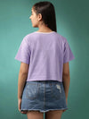 Lil Tomatoes Girls Cotton Crop Top-GGT-S24-1484_PURPLE_28