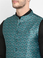 Hangup Men Standard Printed Men's Indian Wear-170A_Printed_Nehru