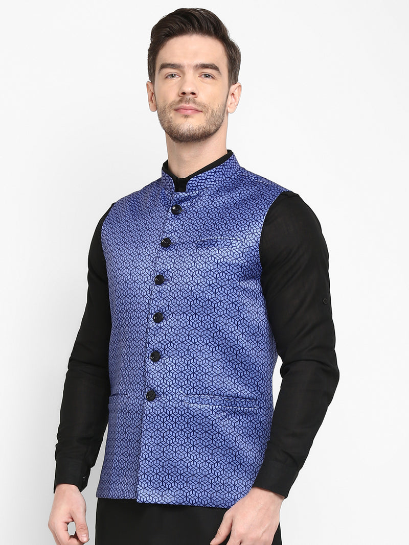 Hangup Men Standard Printed Men's Indian Wear-171A_Printed1_Nehru