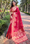 Suha Womens Fashion Ethnic Kanjeevaram Pink Color Sarees-MLSHWSA1975PNK