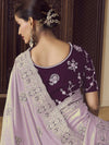 Womens Premium Fashion Ethnic Purple Color Saree-MLSHWSA2159PUP0ONE