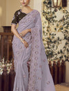 Womens Premium Fashion Ethnic Purple Color Saree-MLSHWSA2151PUP0ONE