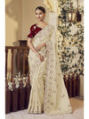 Womens Premium Fashion Ethnic White Color Saree-MLSHWSA2148WHT0ONE