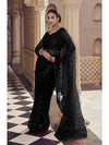 Womens Premium Fashion Ethnic Black Color Saree-MLSHWSA2145BLK0ONE