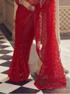 Womens Premium Fashion Ethnic Red Color Saree-MLSHWSA2144RED0ONE