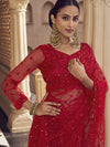 Womens Premium Fashion Ethnic Red Color Saree-MLSHWSA2144RED0ONE