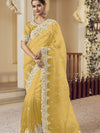 Womens Premium Fashion Ethnic Yellow Color Saree-MLSHWSA2134YLW0ONE