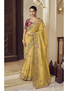 Womens Premium Fashion Ethnic Yellow Color Saree-MLSHWSA2135YLW0ONE