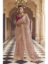 Womens Premium Fashion Ethnic Peach Color Saree-MLSHWSA2127PCH0ONE