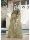 Womens Premium Fashion Ethnic Green Color Saree-MLSHWSA2118GRN0ONE