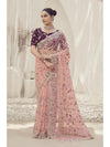 Womens Premium Fashion Ethnic Pink Color Saree-MLSHWSA2116PNK0ONE