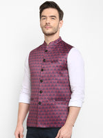 Hangup Men Standard Printed Men's Indian Wear-173A_Printed_Nehru