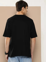 Difference of Opinion Black Graphic Oversized T-Shirt-DOOVR206BLK-S