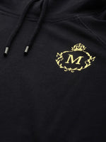 Front pocket hoodies in Black