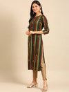 Women's Multi Printed Straight Kurta-GW-1840-Multi