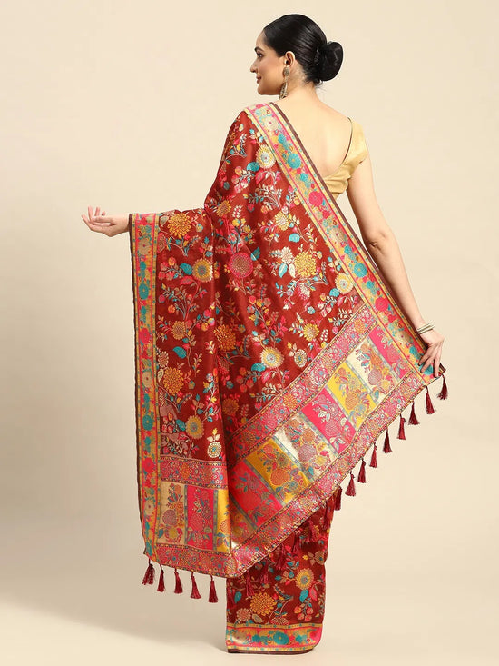 Embellished & Embroidered Saree-SZ-ESHA1-RD-1588