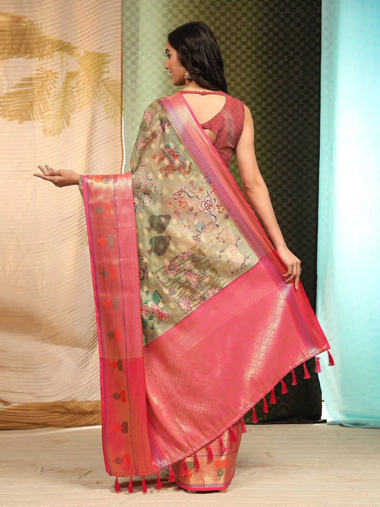 Subtle Chic Glow Saree-SZ-DGLARA-MUL-1932