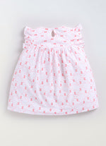 Mimino Indi Girls Midi/Knee Length Casual Dress (Pink)