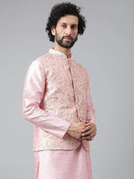 Hangup Men Standard Embroidered Men's Indian Wear-199A_Emb_Nehru