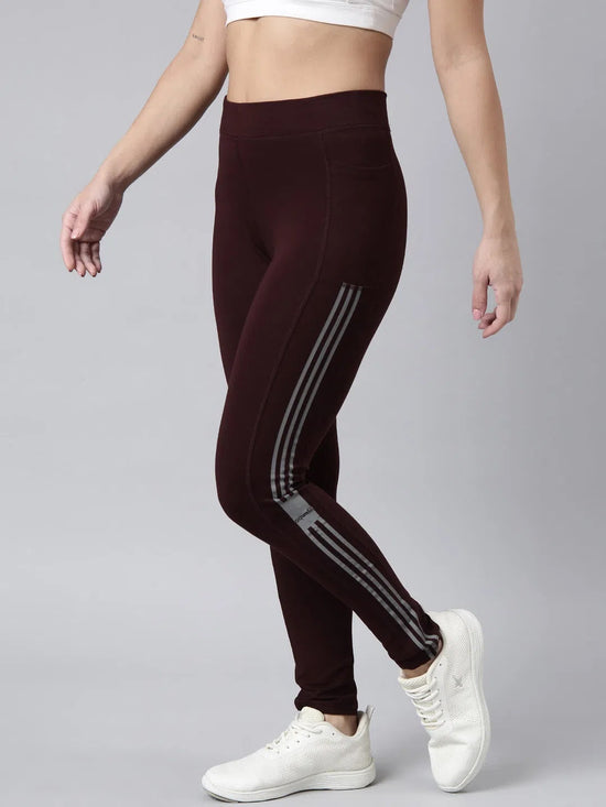 Women Solid Slim Fit Maroon Track Pant-AF-1894-Maroon