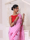 Pink Bengali Style Mulmul Cotton Soft Saree-MA62MCT33750036