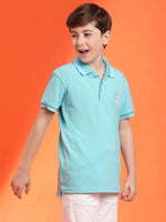 Lil Tomatoes Boys Cotton Polo T-shirt-GBT-S24-1409_LTSKY_30