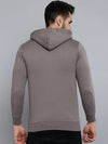 Men Grey Solid Sweatshirt-SCAW-24-Grey