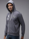 Men Grey Solid Sweatshirt-OTSS-23-Grey