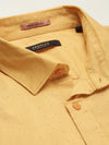 Men Yellow Spread Collar Micro Ditsy Shirt-ONISM-2053-Yellow