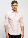 Men Pink Solid Shirt-FERRERO-1669-Pink