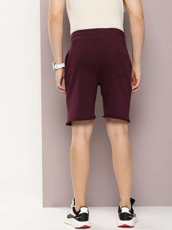 Dillinger Maroon Solid shorts