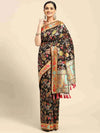 Handcrafted Creative Aura Saree-SZ-ESHA1-BL-1590